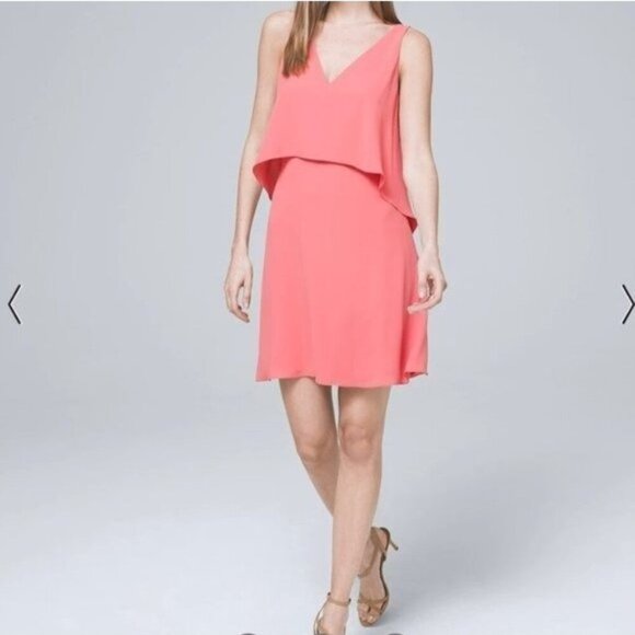 White House Black Market Dresses & Skirts - NWOT White House Black Market Popover Shift Dress - Tea Rose